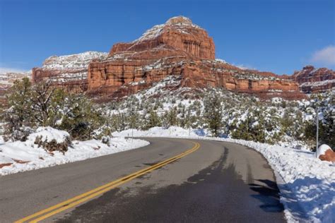 does sedona az get snow.